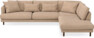 Harper - 3-sits soffa med divan höger - Gul