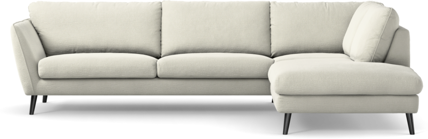 Madison Lux - 3-sits soffa med divan höger - Vit