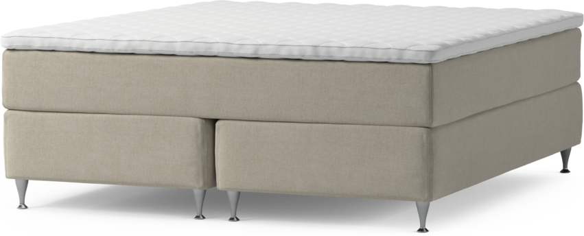 Delux Exclusive - Kontinentalsäng, dubbelsäng med bäddmadrass och sängben