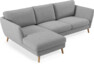 Madison Lux - 2-sits soffa med schäslong vänster - Grå