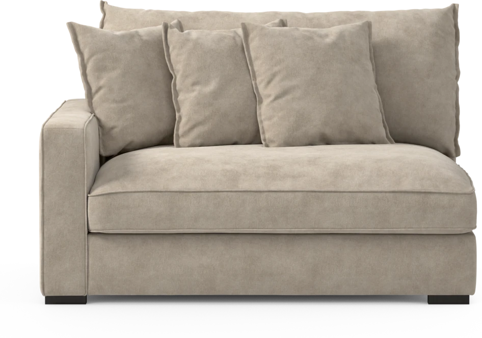 Rossi - 2-sits med armstöd vänster - Beige