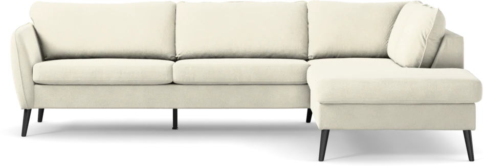 County - 2,5-sits soffa med divan höger - Vit