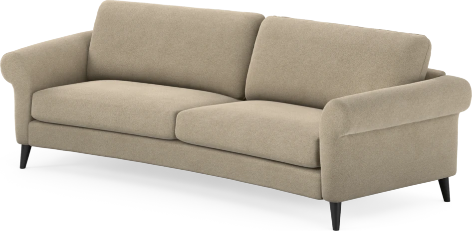 Bridge - 3-sits soffa svängd - Beige