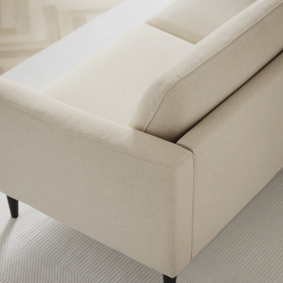 Bridge - 3-sits soffa med schäslong vänster och divan höger - Beige