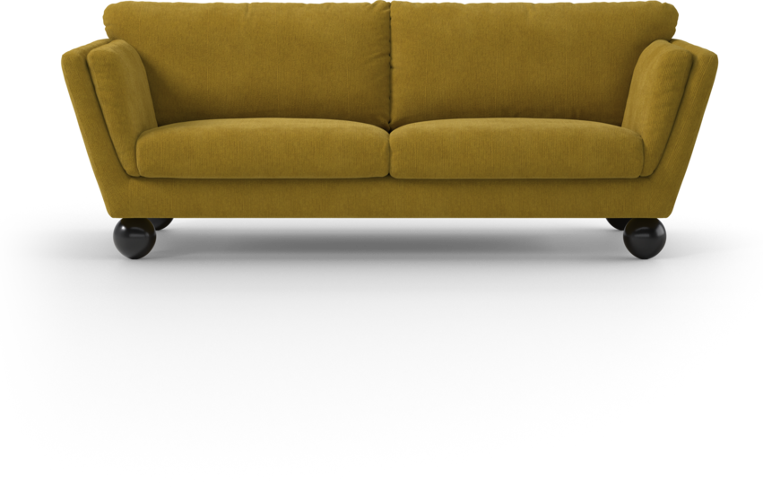 Madison Lux - 3-sits soffa - Gul