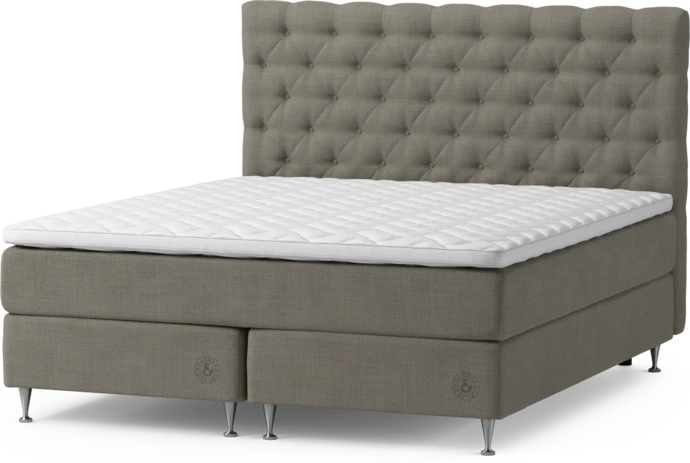 Särö Exclusive, Kontinentalsäng, dubbelsäng med bäddmadrass och Pikerad sänggavel