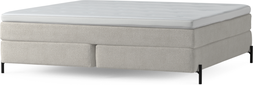 Delux Sense - Kontinentalsäng, dubbelsäng med bäddmadrass och sängben