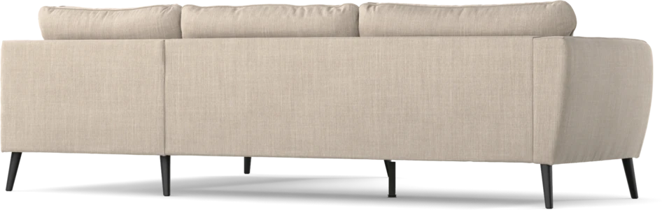 County - 2,5-sits soffa med divan höger - Beige