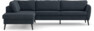 County - 2,5-sits soffa med divan vänster - Blå