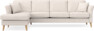 Eden - 3-sits soffa med schäslong - Beige