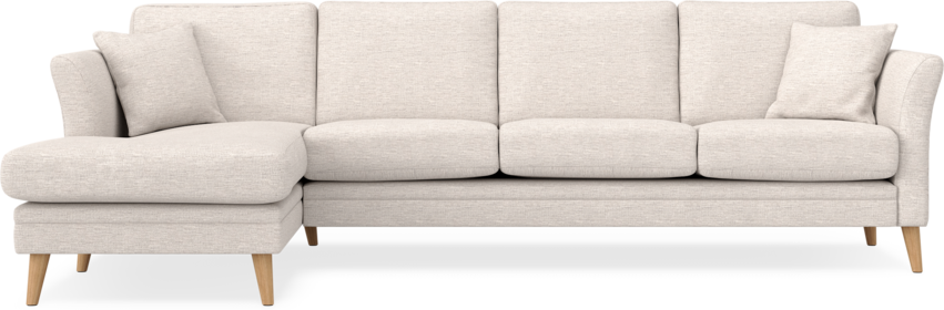 Eden - 3-sits soffa med schäslong - Beige