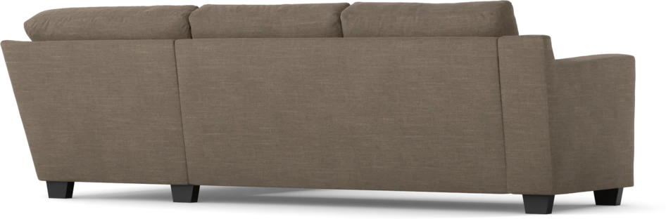 Friday - 2,5-sits soffa med divan höger - Brun