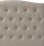 Delux Välvd - Sänggavel, 90-210 cm - Beige