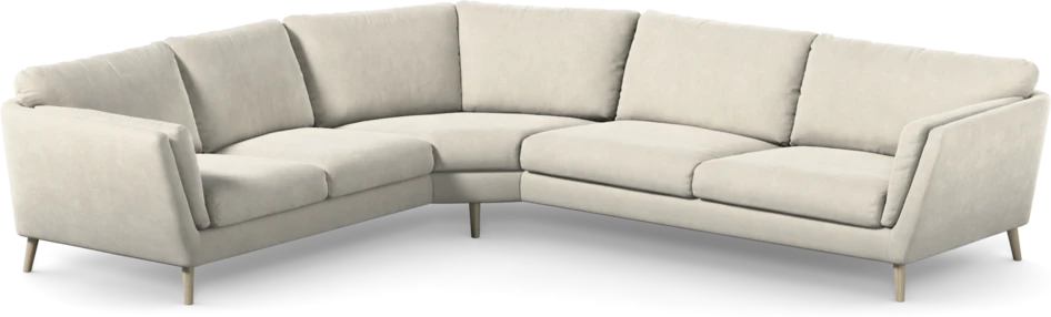 Madison Lux - Hörnsoffa 2+3-sits, hörn 2 - Vit