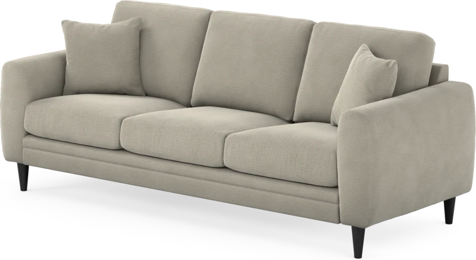 Eden - 3-sits soffa - Brun