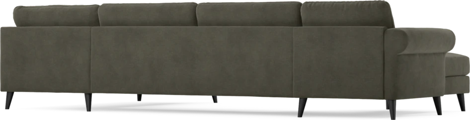 Bridge - 3-sits soffa med schäslong vänster och divan höger - Grå