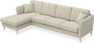 Eden - 3-sits soffa med schäslong - Beige