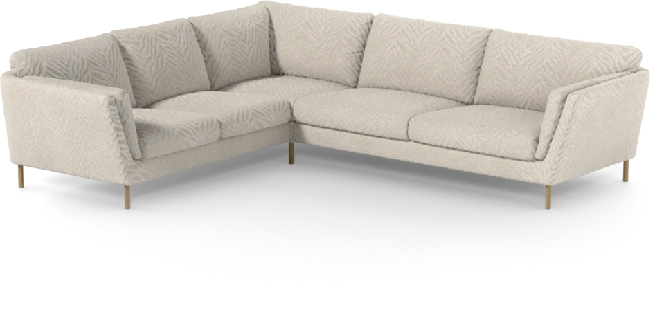 Madison Lux - Hörnsoffa 2+3-sits, hörn 1 - Vit