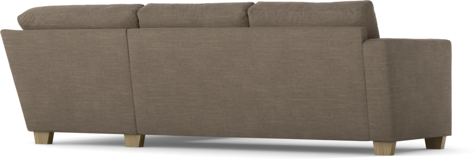 Friday - 2,5-sits soffa med divan höger - Brun