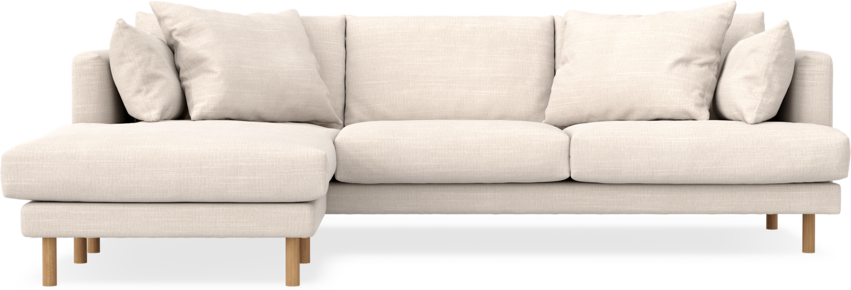 Harper - 4-sits med schäslong vänster - Beige