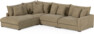 Rossi - 3-sits soffa med divan vänster - Beige