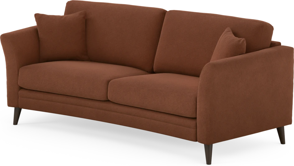 Eden - 2,5-sits soffa svängd - Orange