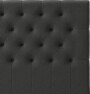 Delux Pikerad XL - Sänggavel, 90-210 cm - Grå