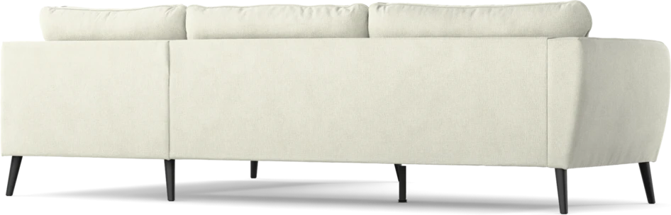 County - 2,5-sits soffa med divan höger - Vit