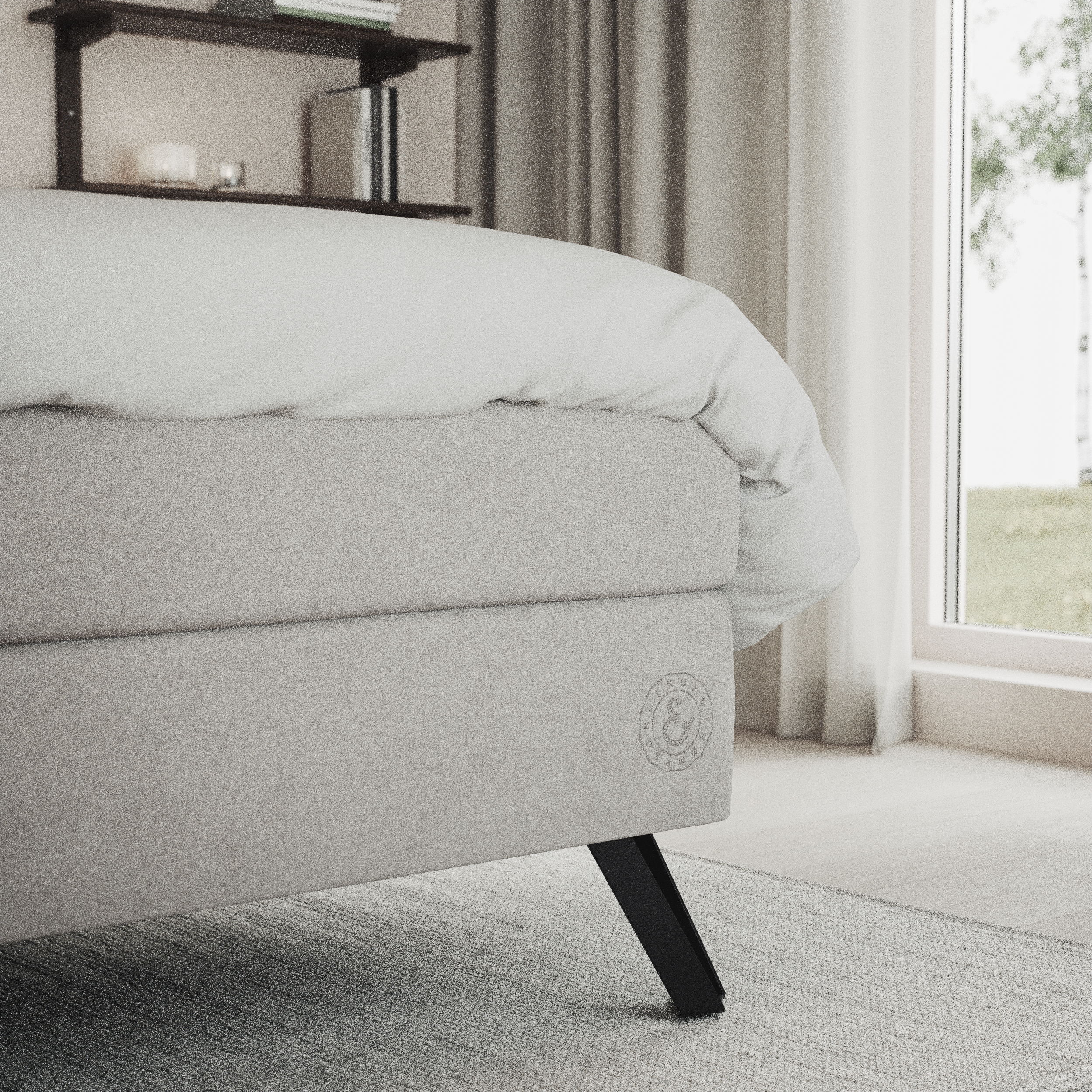 Saltskär Comfort - Kontinentalsäng, dubbelsäng med bäddmadrass Comfort och sängben - inspiration