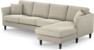 Eden - 3-sits soffa med schäslong - Beige