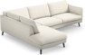 Madison - 3-sits soffa med divan vänster - Vit