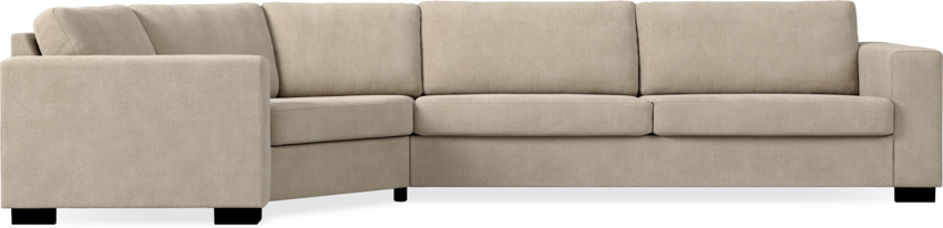Nevada - 3-sits soffa med cosy hörn vänster - Beige