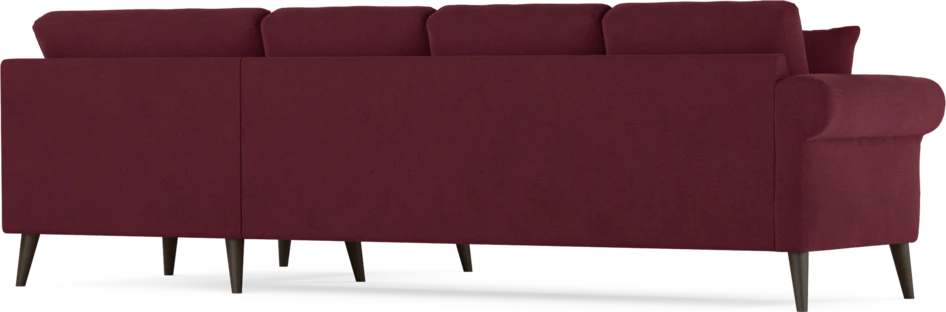 Eden - Hörnsoffa, 3+1-sits - Röd