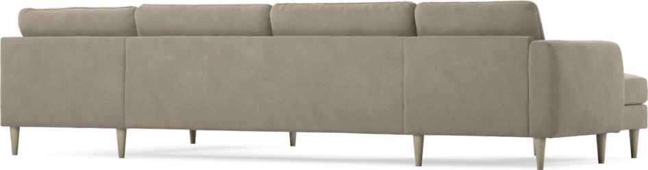 Bridge - 3-sits soffa med schäslong vänster och divan höger - Beige