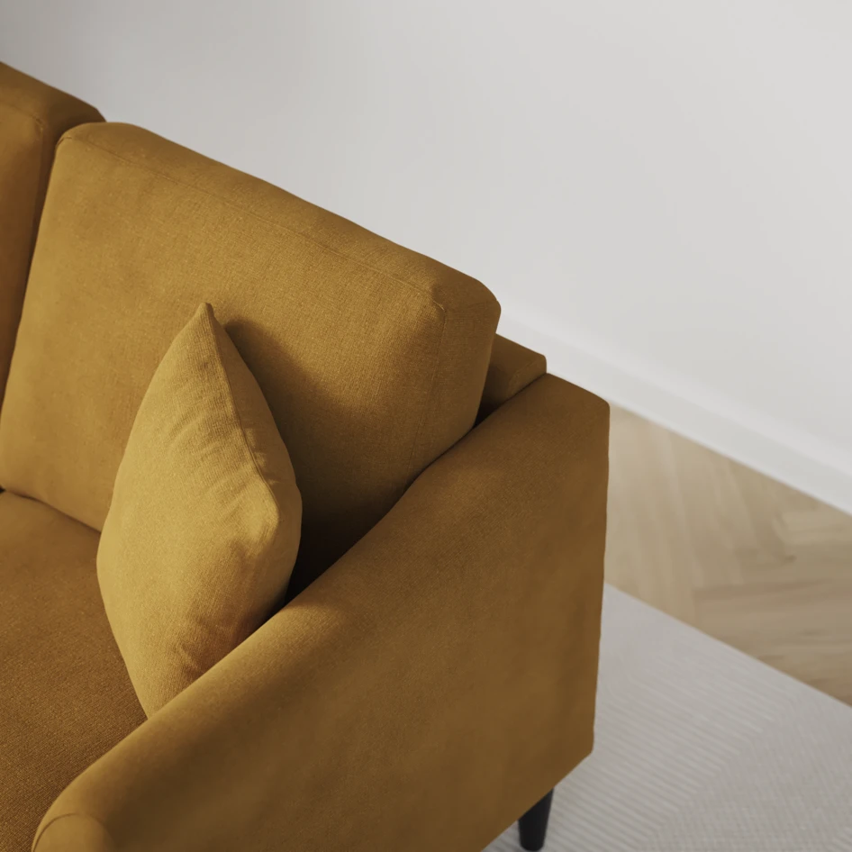 Eden - 2-sits soffa - Gul