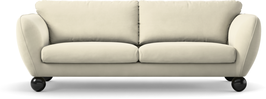 Madison Lux - 3-sits soffa - Vit