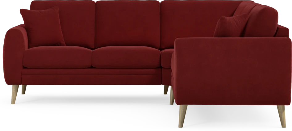 Eden - Hörnsoffa, 2+2-sits - Röd
