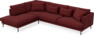 Harper - 3-sits soffa med divan vänster - Rosa