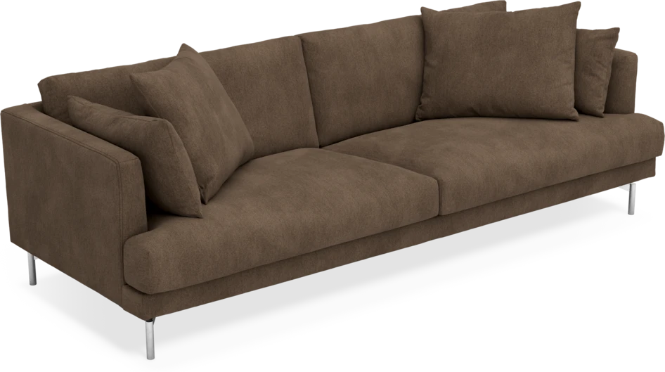 Harper - 4-sits soffa - Brun