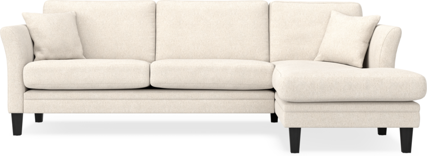 Eden - 2,5-sits soffa med schäslong - Beige