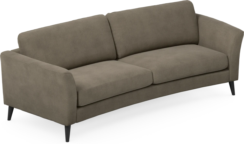 Bridge - 3-sits soffa svängd - Beige