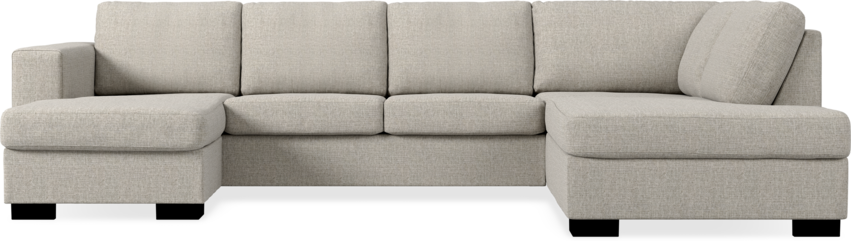 Nevada - 3-sits soffa med schäslong vänster och divan höger - Beige