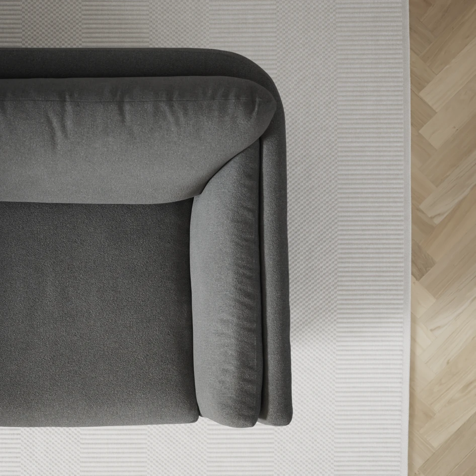 Madison Lux - Hörnsoffa 2+3-sits, hörn 2 - Grå