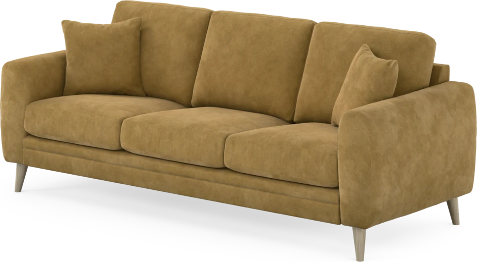Eden - 3-sits soffa - Gul