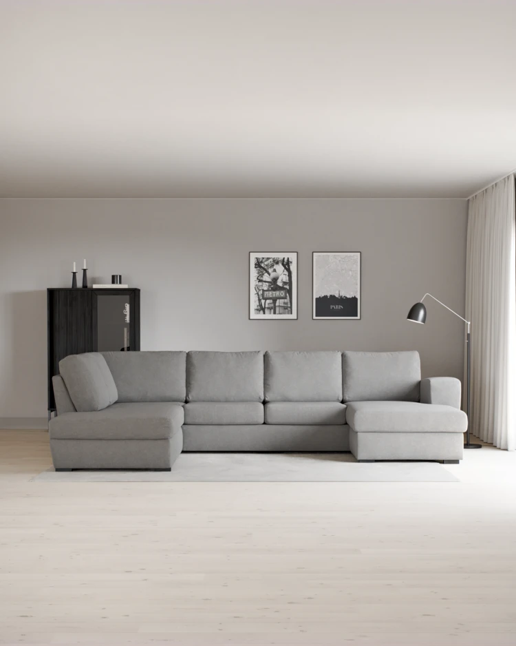 Friday - 3-sits soffa med divan vänster och schäslong höger - inspiration