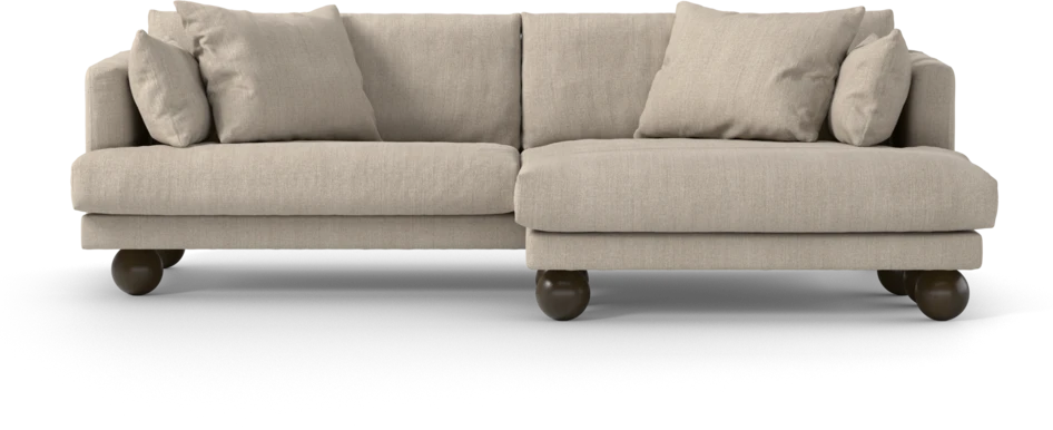 Harper - 4-sits med schäslong XL höger - Beige