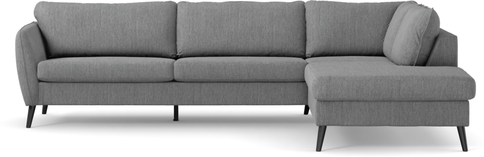 County - 2,5-sits soffa med divan höger - Grå