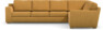Friday - Hörnsoffa, 3+2-sits - Gul