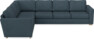 Friday - Hörnsoffa, 2+3-sits - Blå