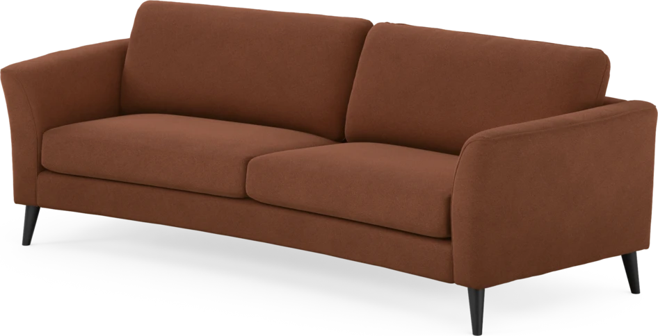 Bridge - 3-sits soffa svängd - Orange